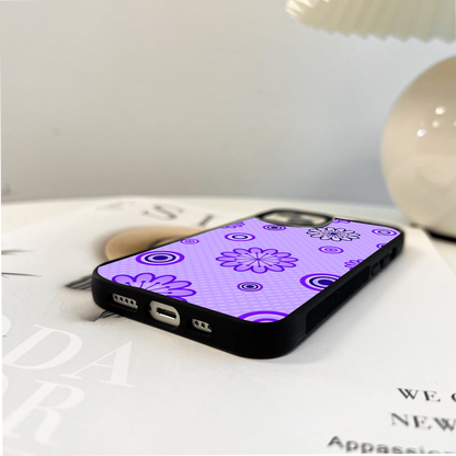 Retro Bloom Pop Glass Case