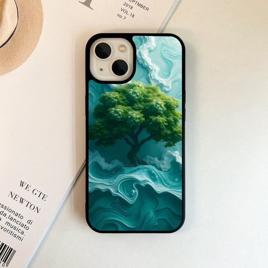 Wavy Earth Rise Glass Case