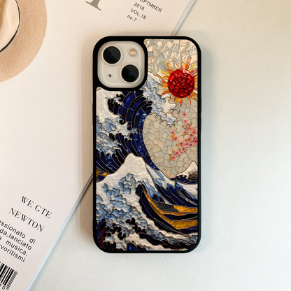 Rising Wave Glory Glass Case