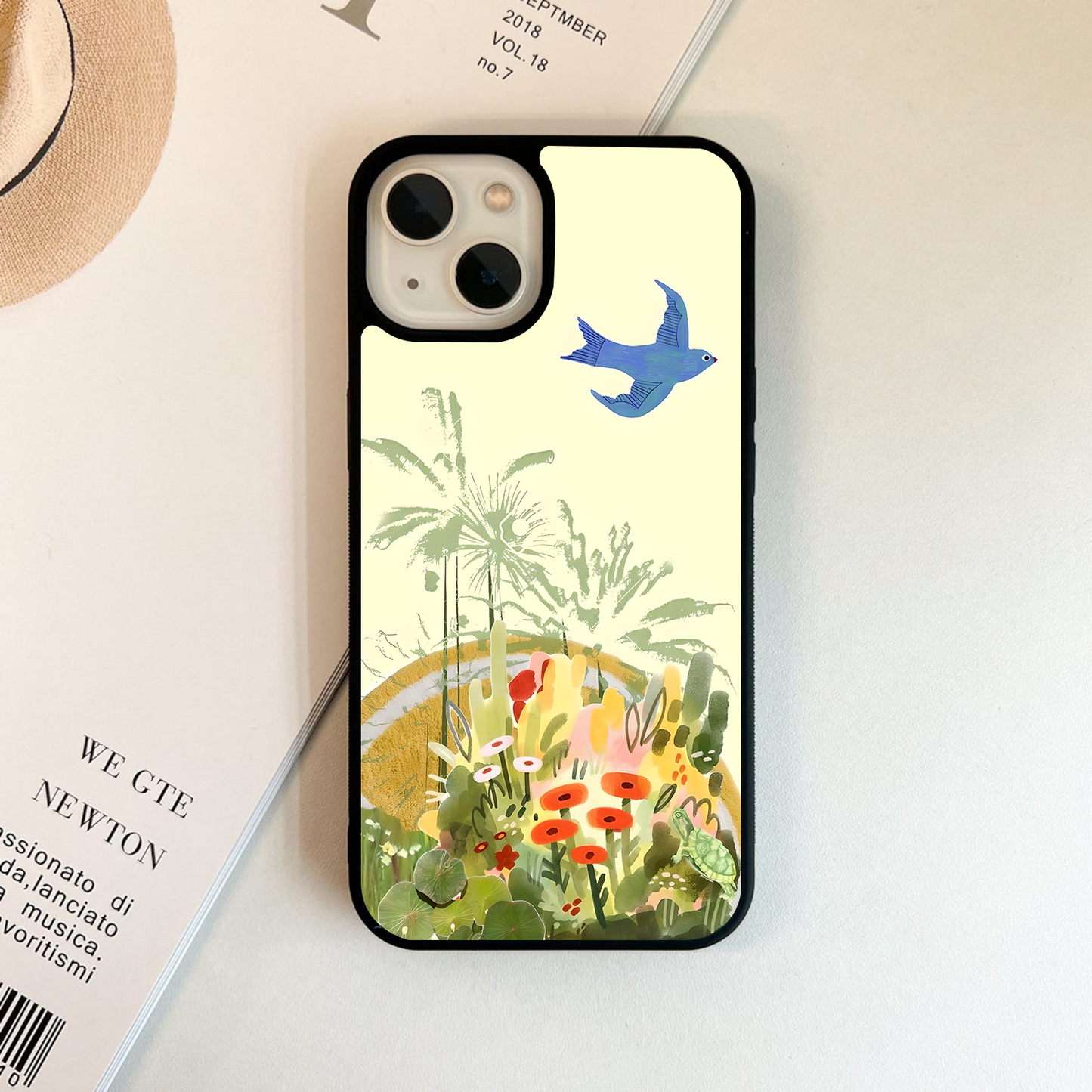 Tropical Bloom Flight Glass Case