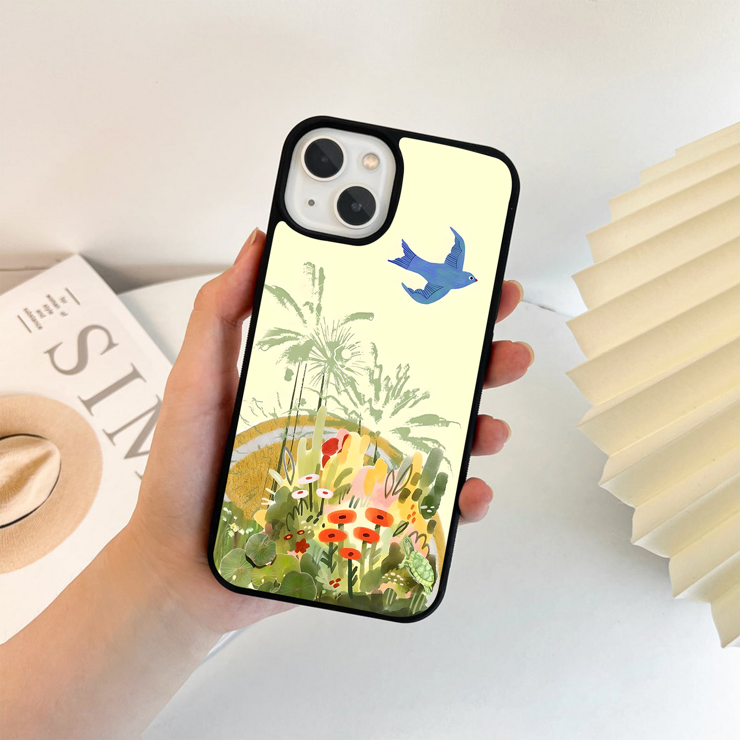 Tropical Bloom Flight Glass Case