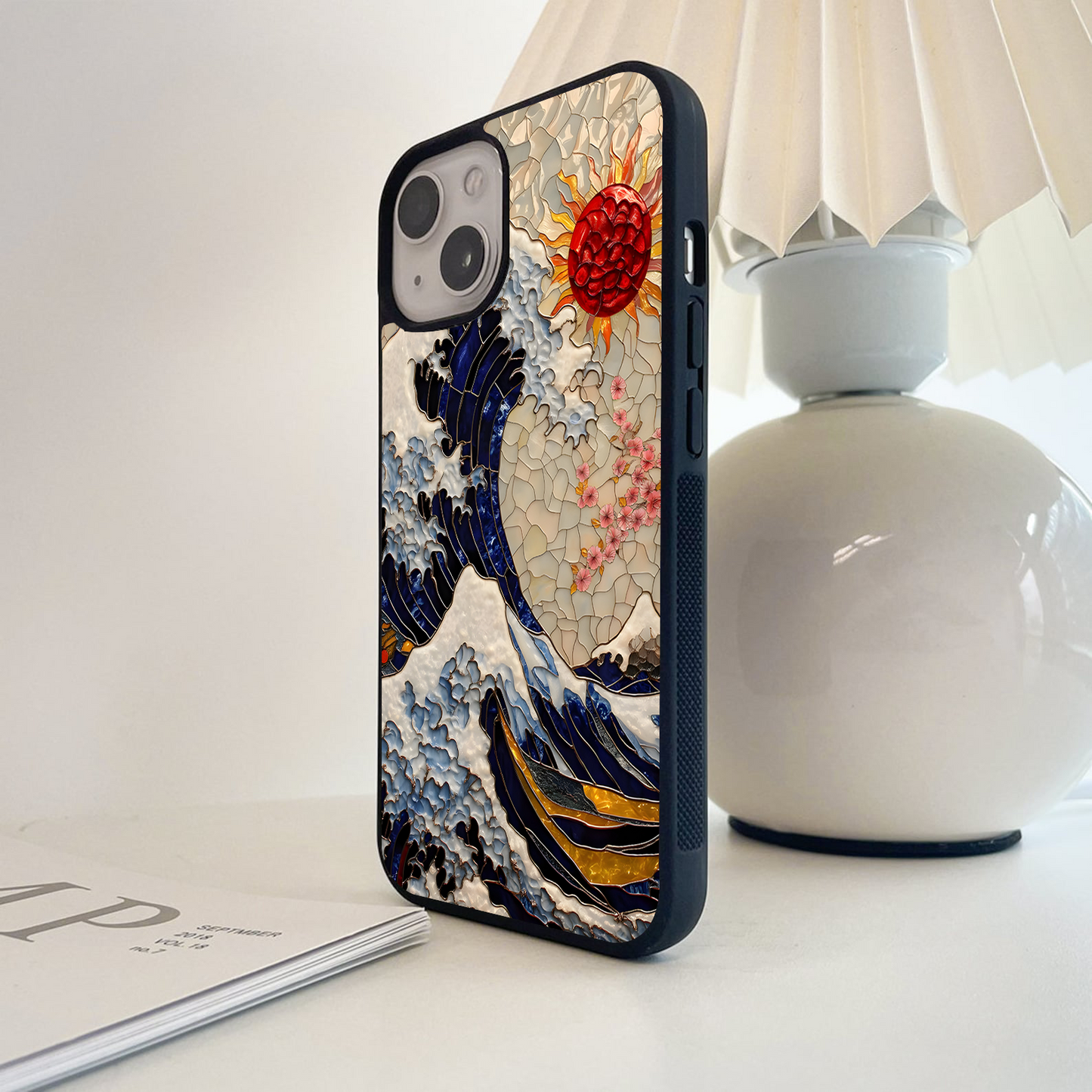 Rising Wave Glory Glass Case