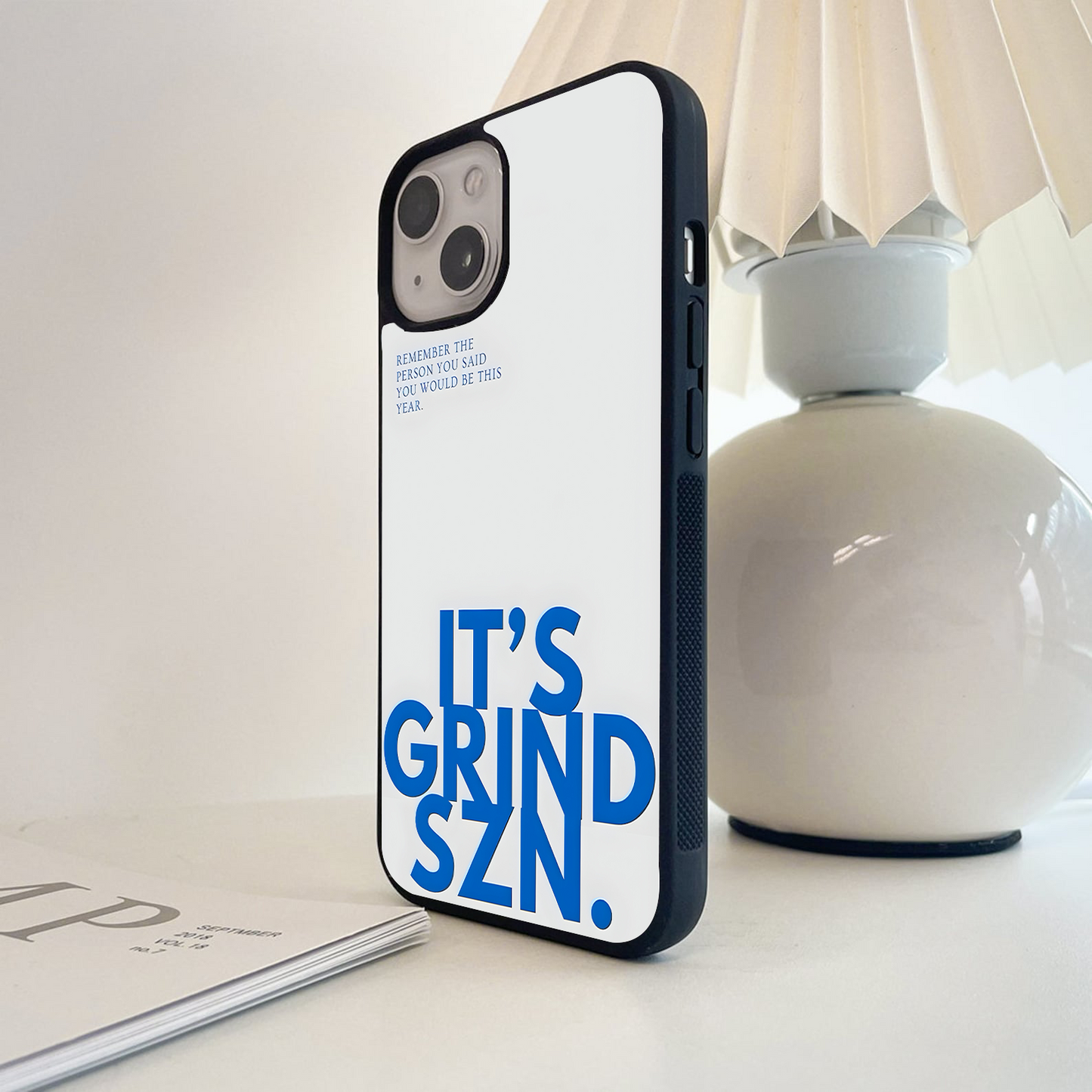 It’s Grind Szn Quote Glass Case