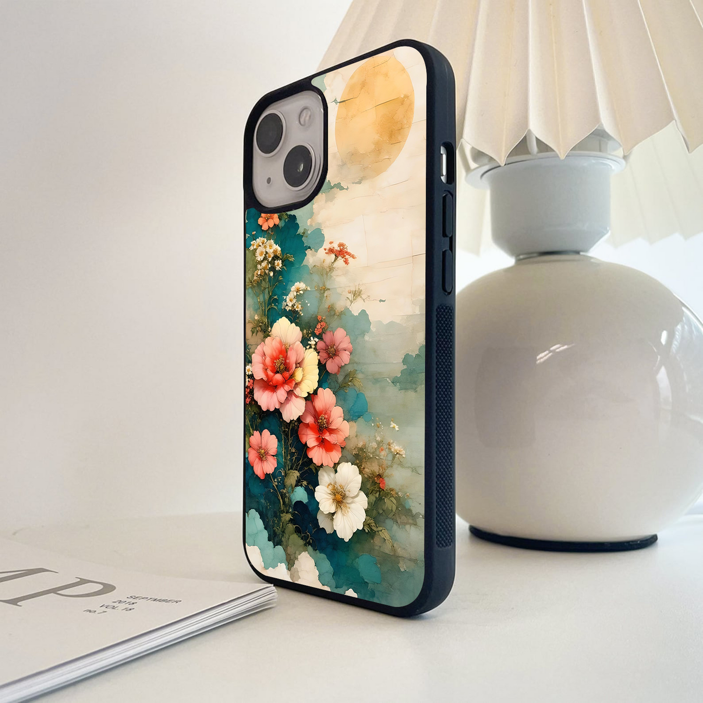 Petals In Bloom Glass Case