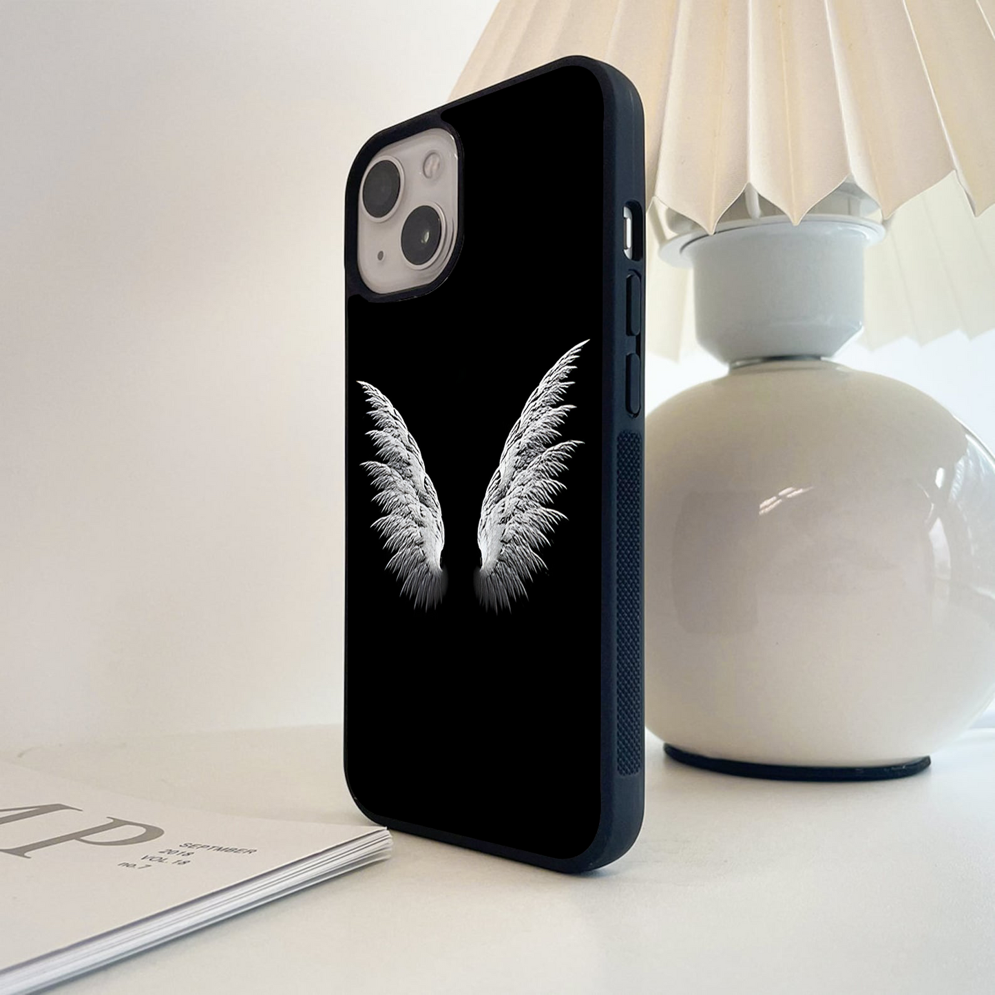 Angel Wing Grace Glass Case