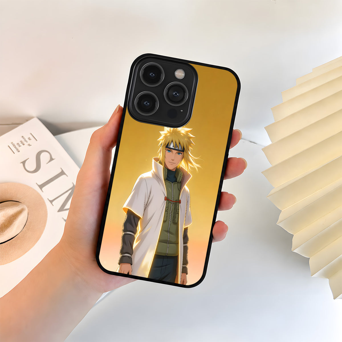 Naruto Minato Flash Glass Case