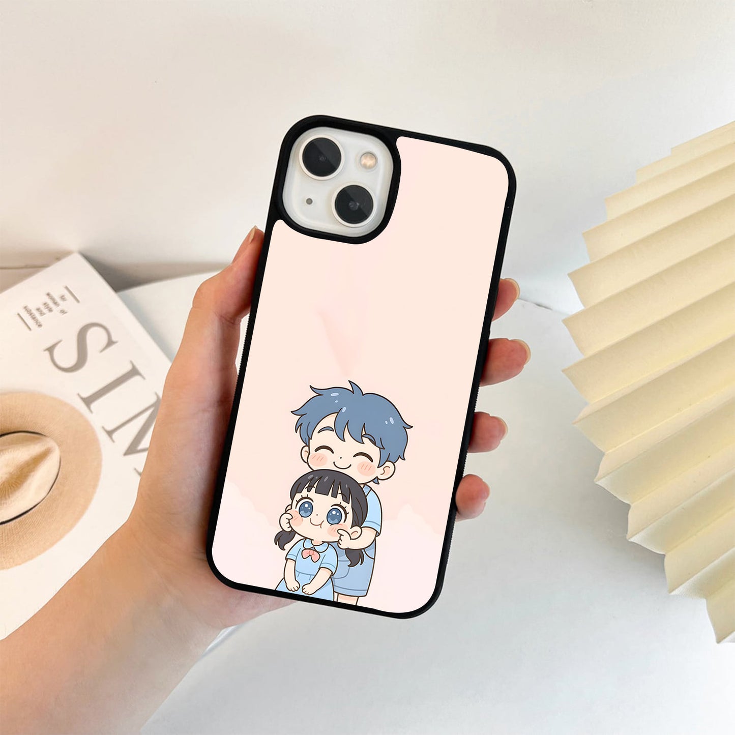 Cute Cheek Pinch Glass Case
