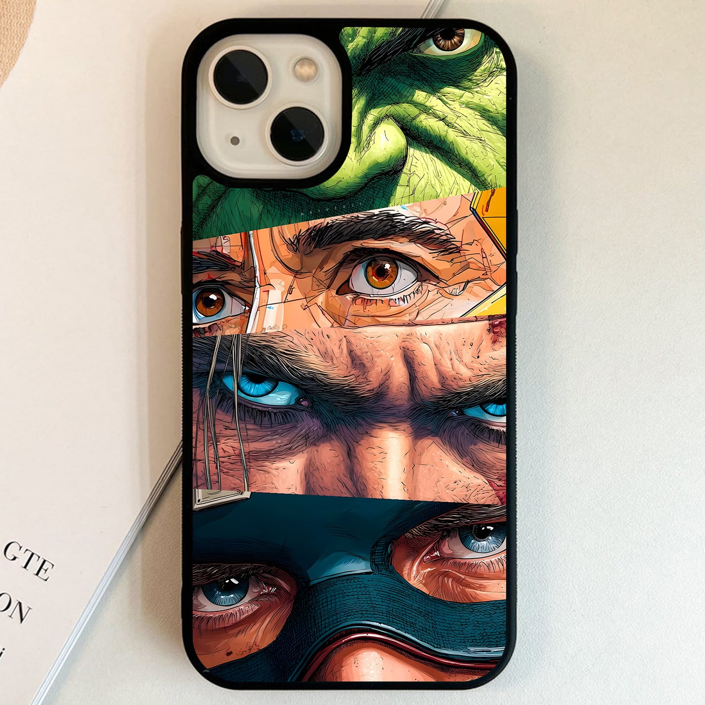 Marvel Heroes Eyes Glass Case
