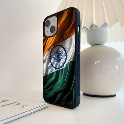 In Proud Indian Tricolor Glass Case