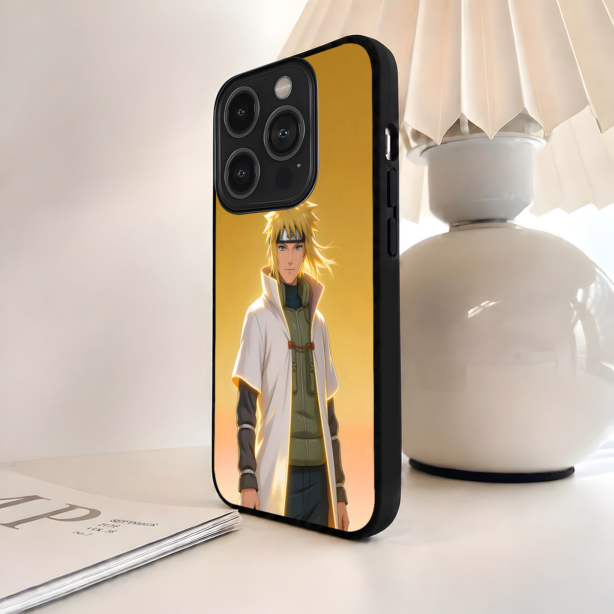 Naruto Minato Flash Glass Case