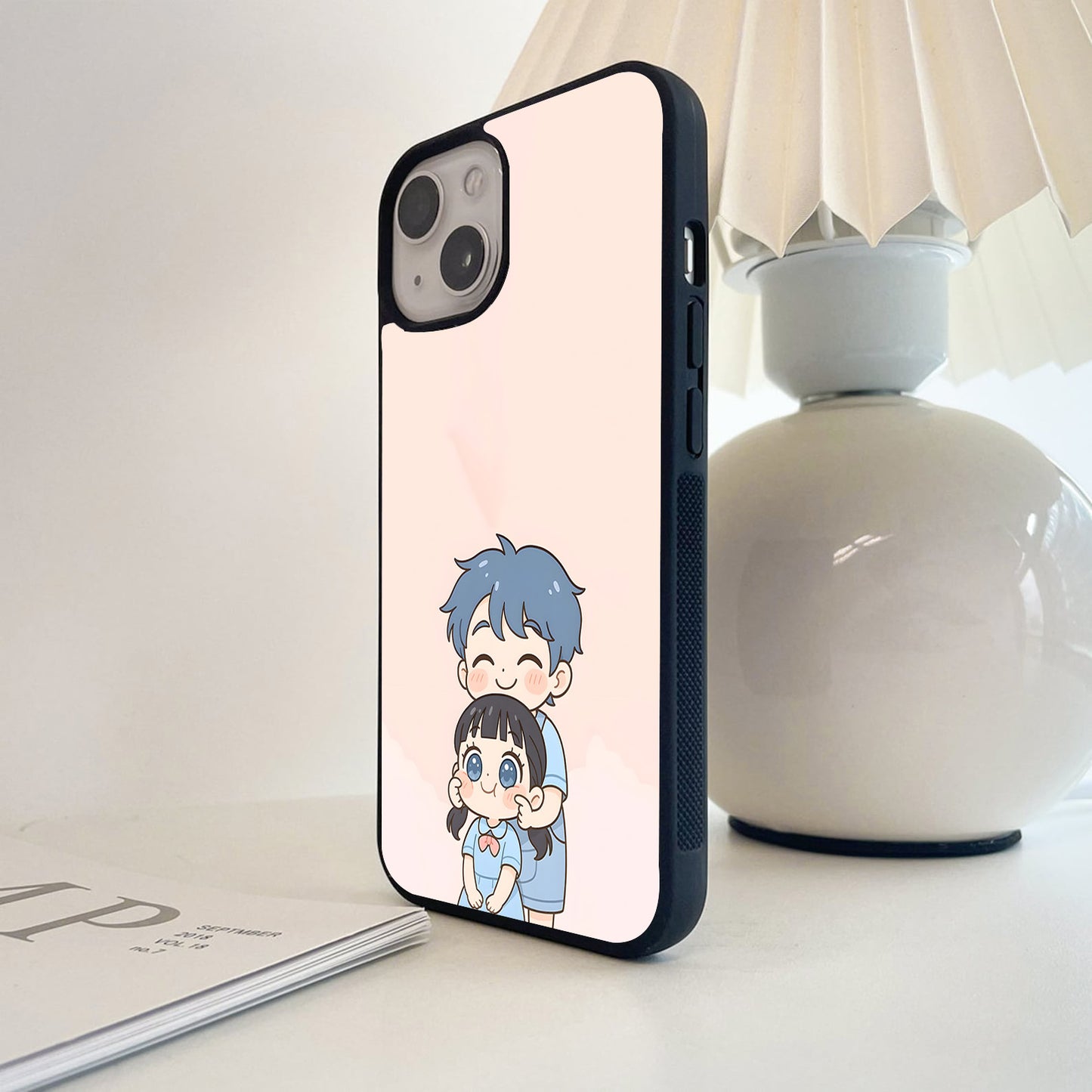 Cute Cheek Pinch Glass Case