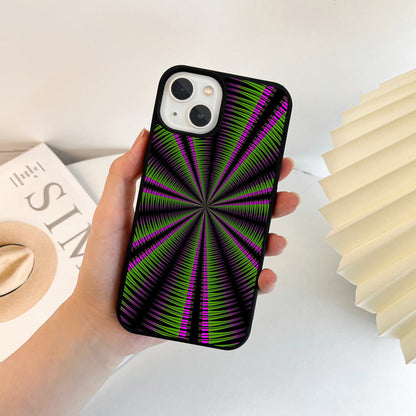 Neon Green Hypnosis Glass Case