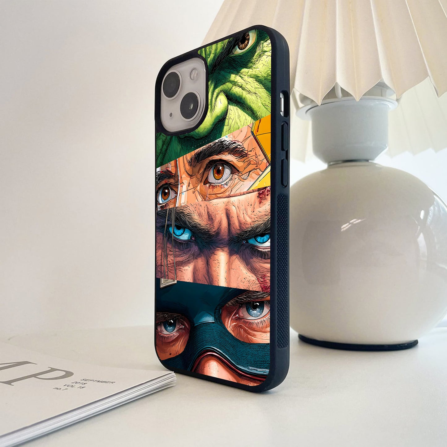 Marvel Heroes Eyes Glass Case