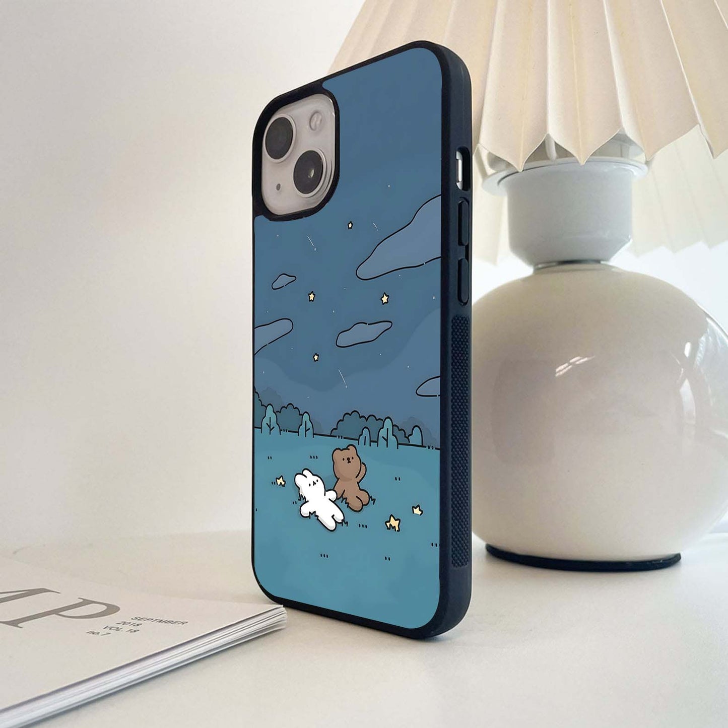 Stargazing Bear Buddies Glass Case