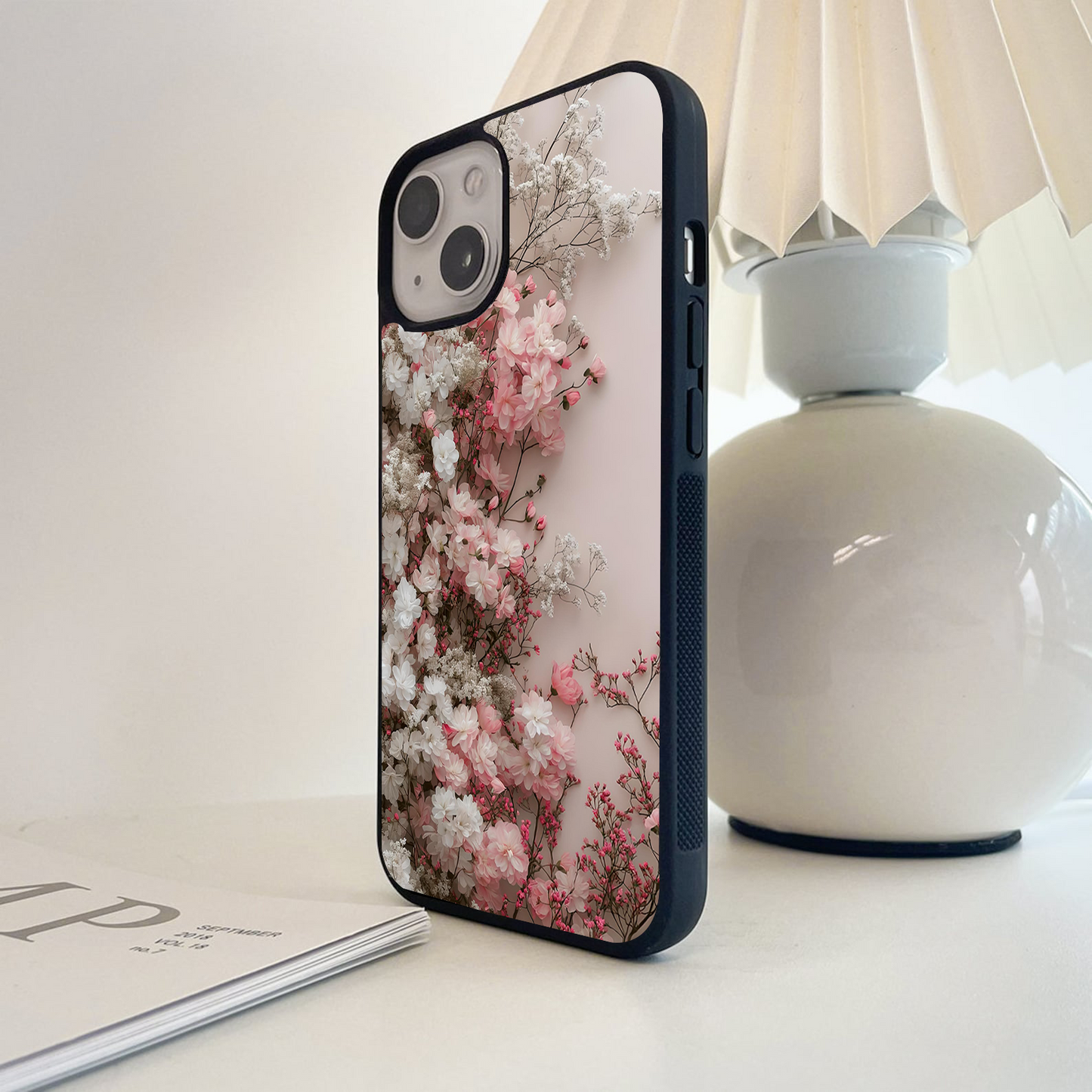 Blush Blossom Cloud Glass Case