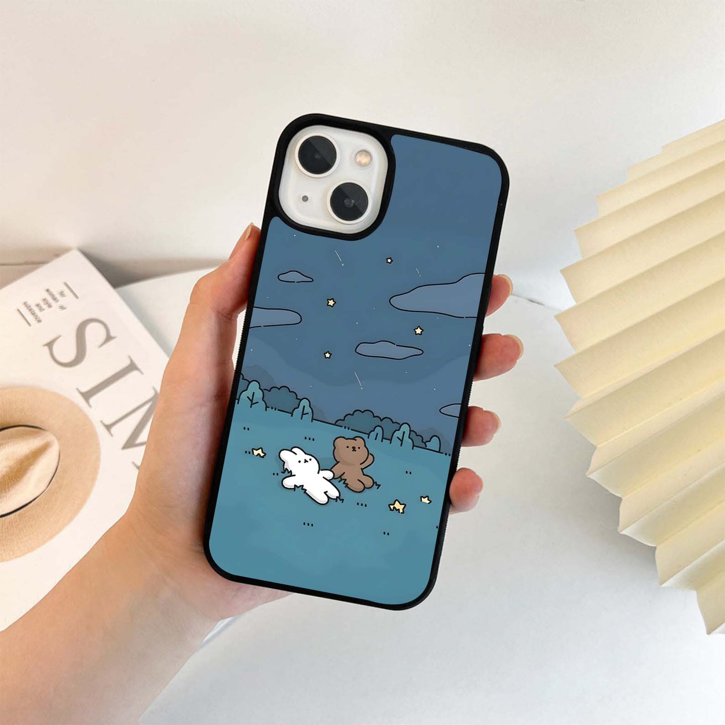 Stargazing Bear Buddies Glass Case