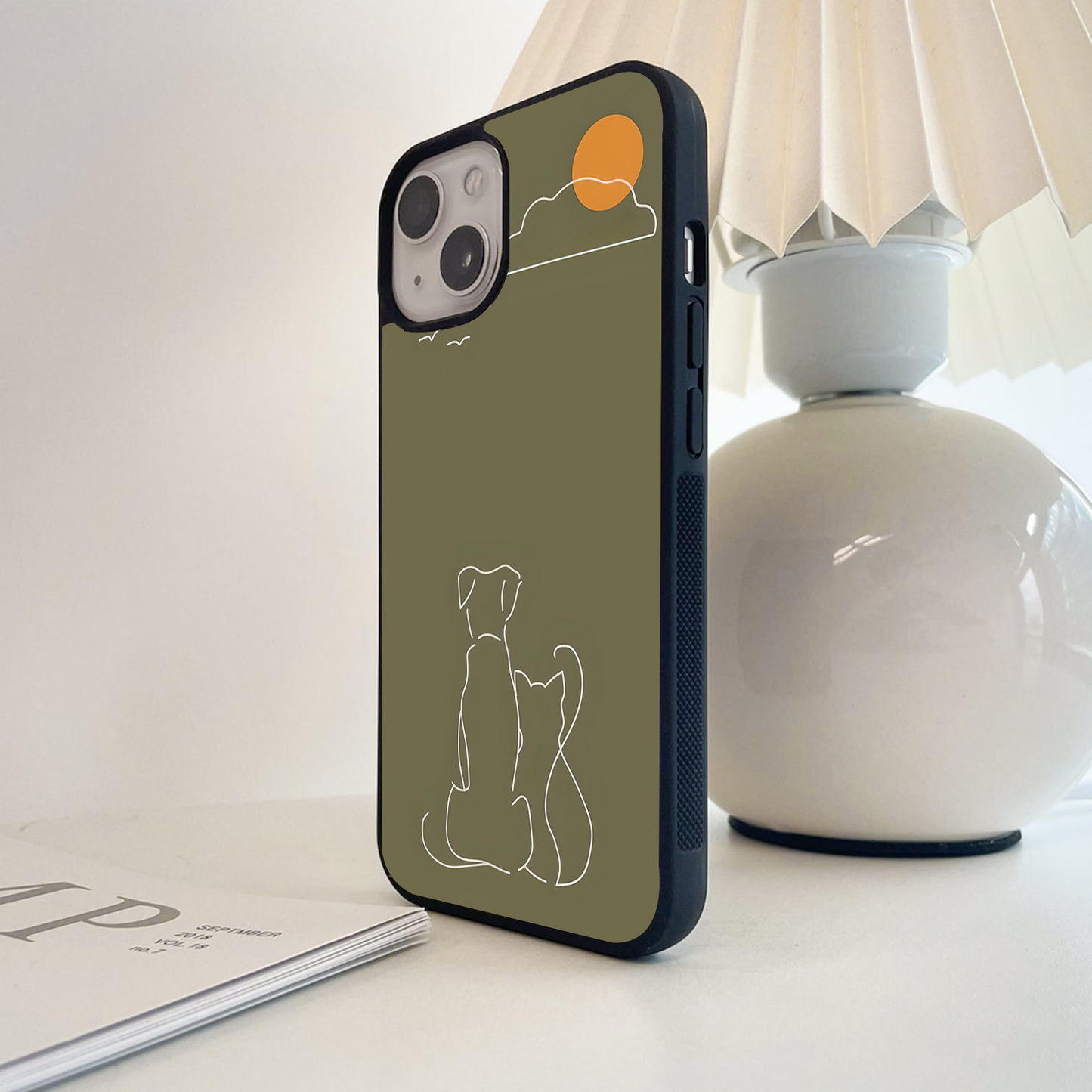 Best Buddies Glass Case