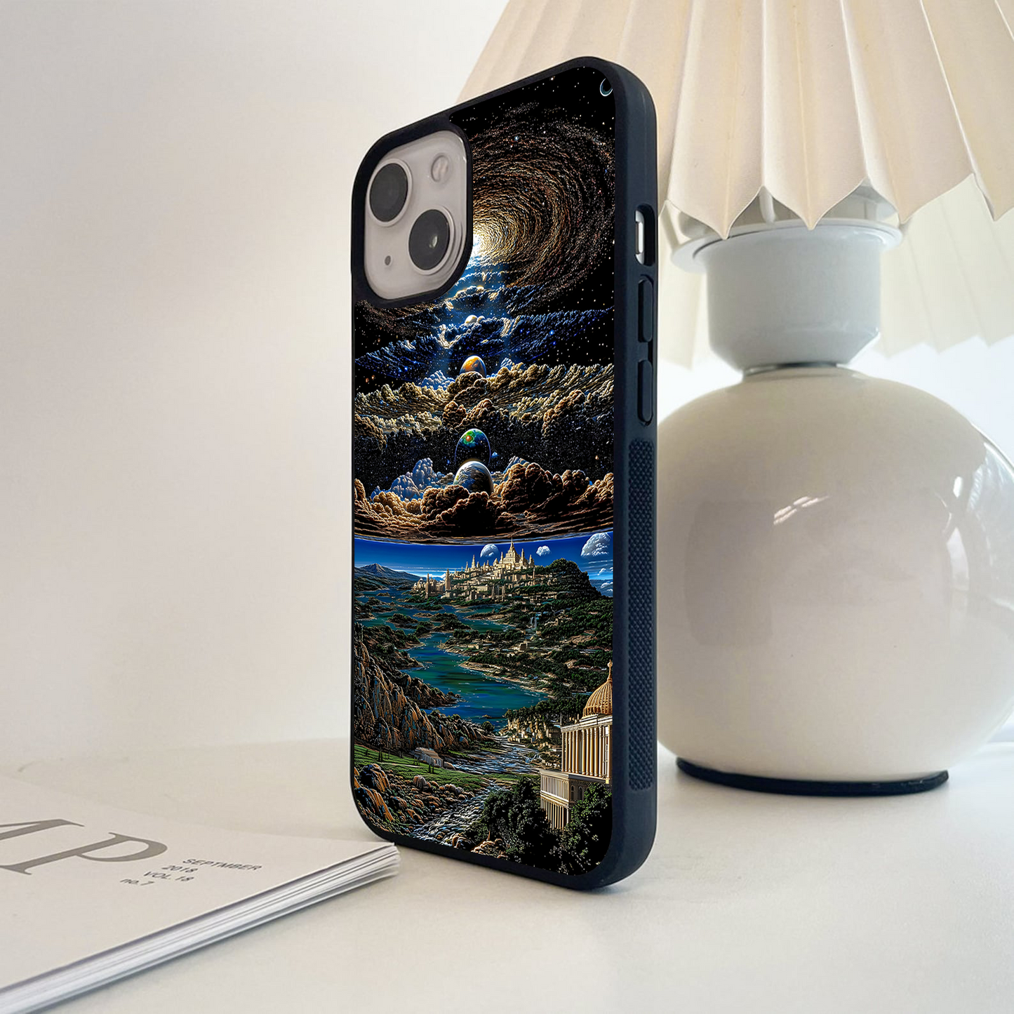 Celestial Dreamscape Glow Glass Case