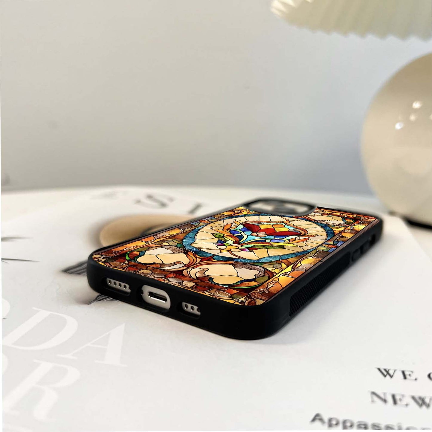 Stained Gemstone Glass Case