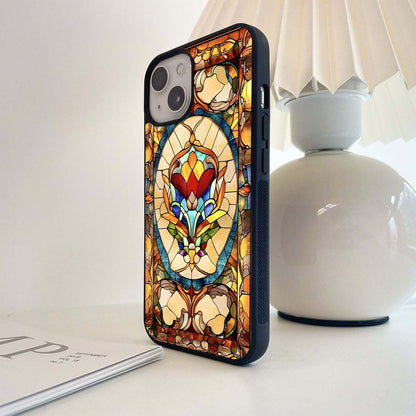 Stained Gemstone Glass Case