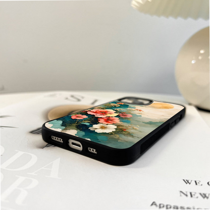 Petals In Bloom Glass Case