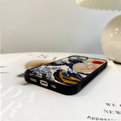 Rising Wave Glory Glass Case