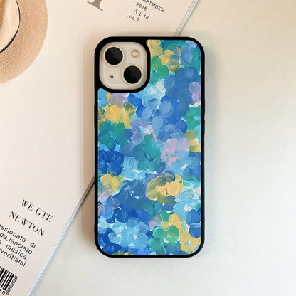 Ocean Bloom Swirl Glass Case