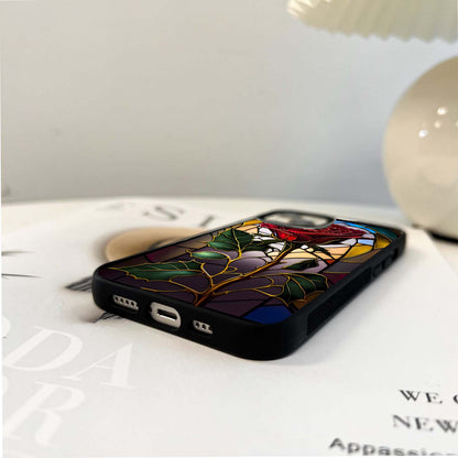 Stained Rose Vibe Glass Case