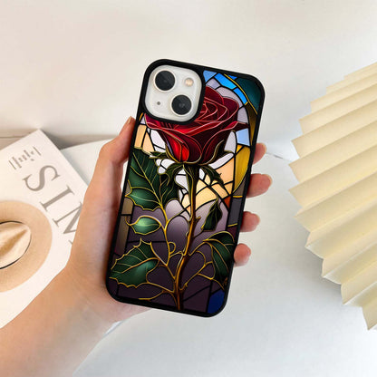 Stained Rose Vibe Glass Case