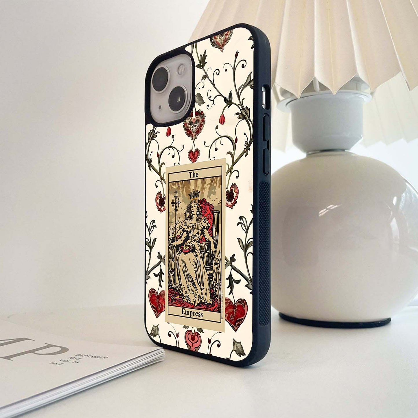 The Empress Tarot Garden Glass Case
