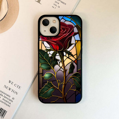 Stained Rose Vibe Glass Case
