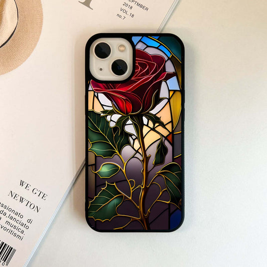 Stained Rose Vibe Glass Case