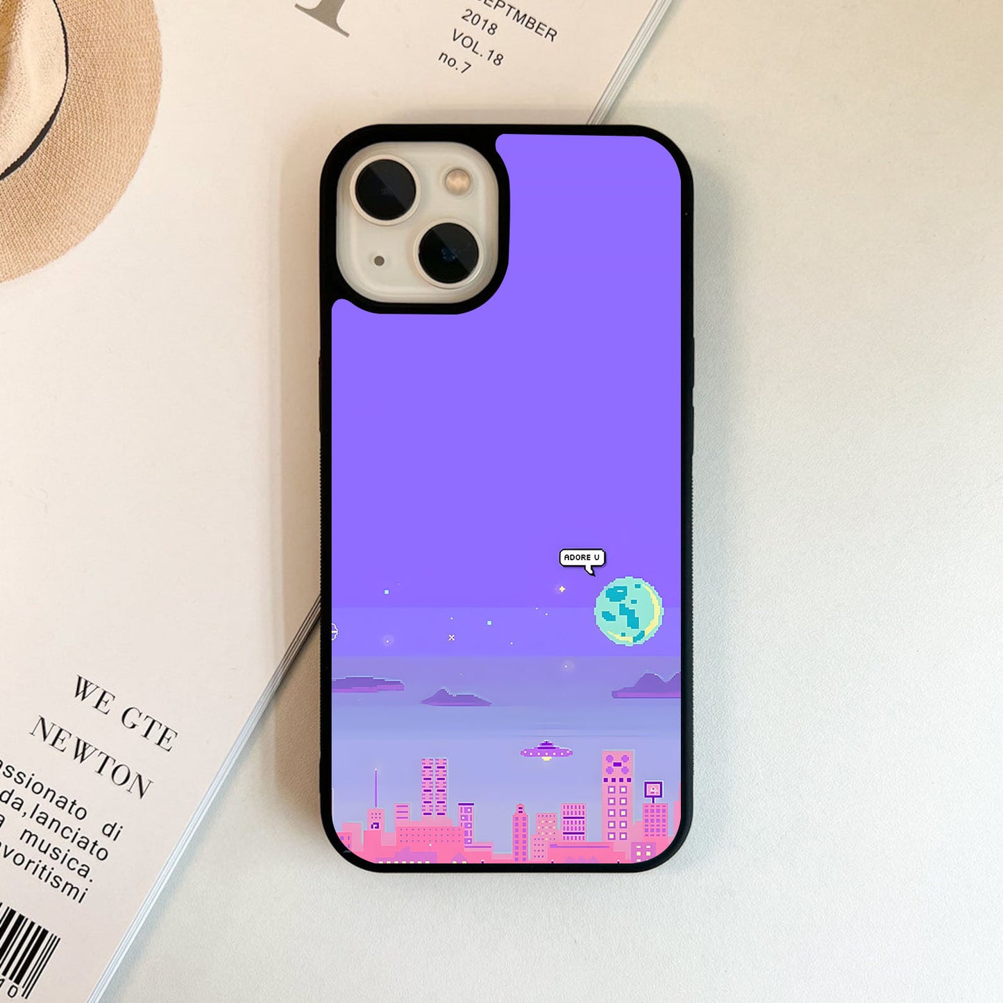 Sparkling Cloud Drift Glass Case