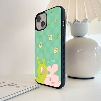 Bubbly Bloom Buds Glass Case