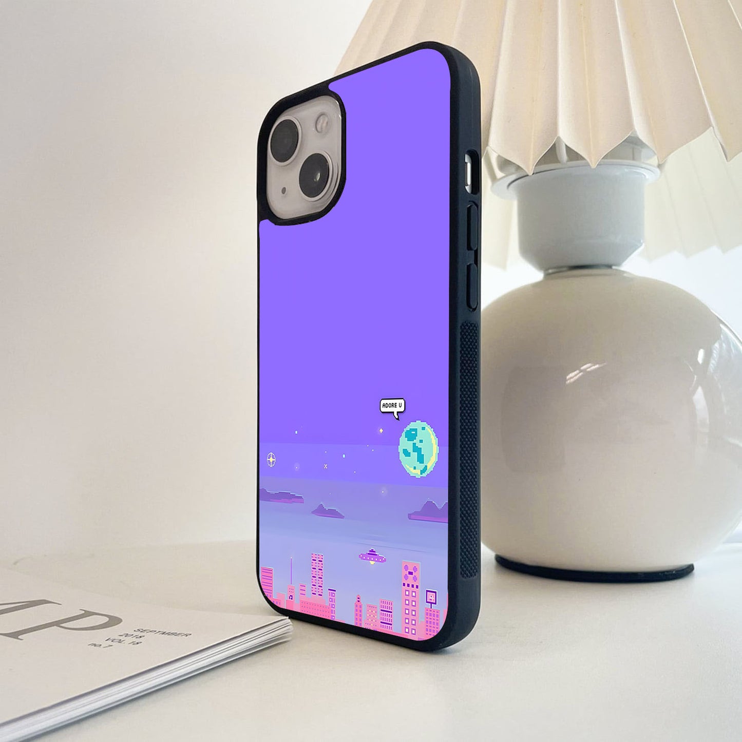 Sparkling Cloud Drift Glass Case