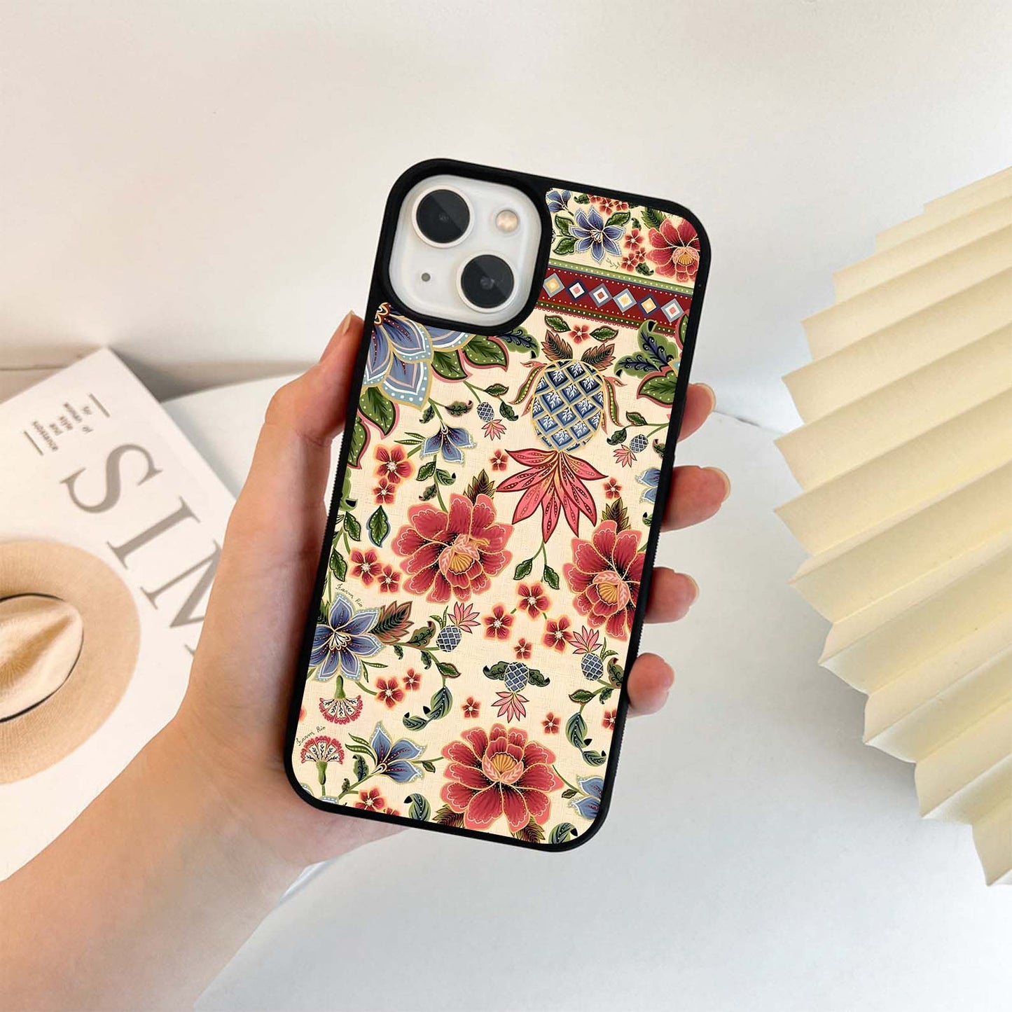 Tropical Bloom Harmony Glass Case