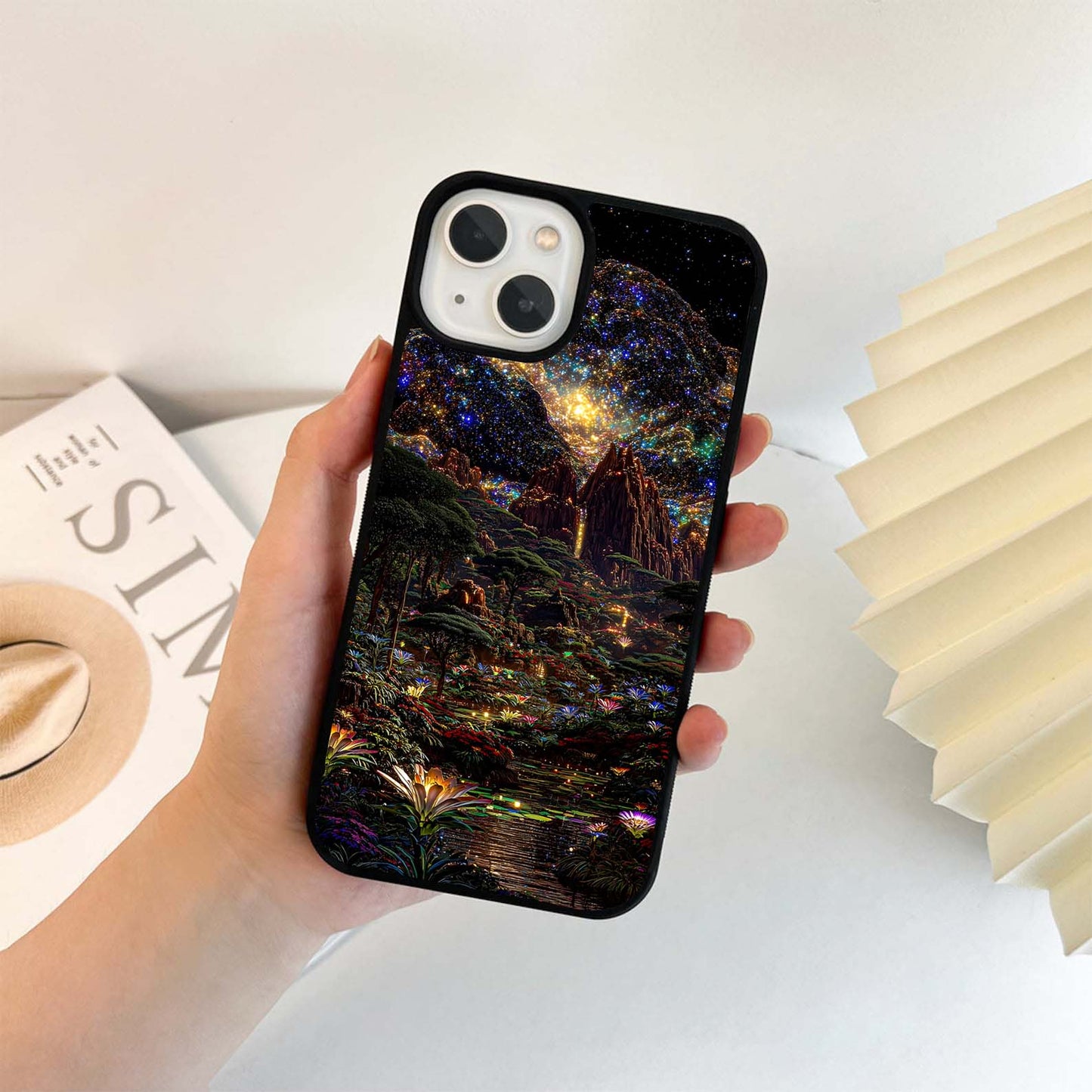 Starlit Bloomland Glass Case