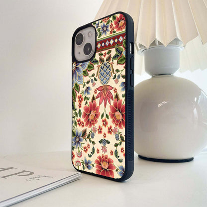 Tropical Bloom Harmony Glass Case