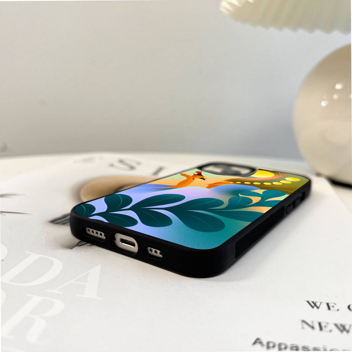 Colored Pastel Glass Case