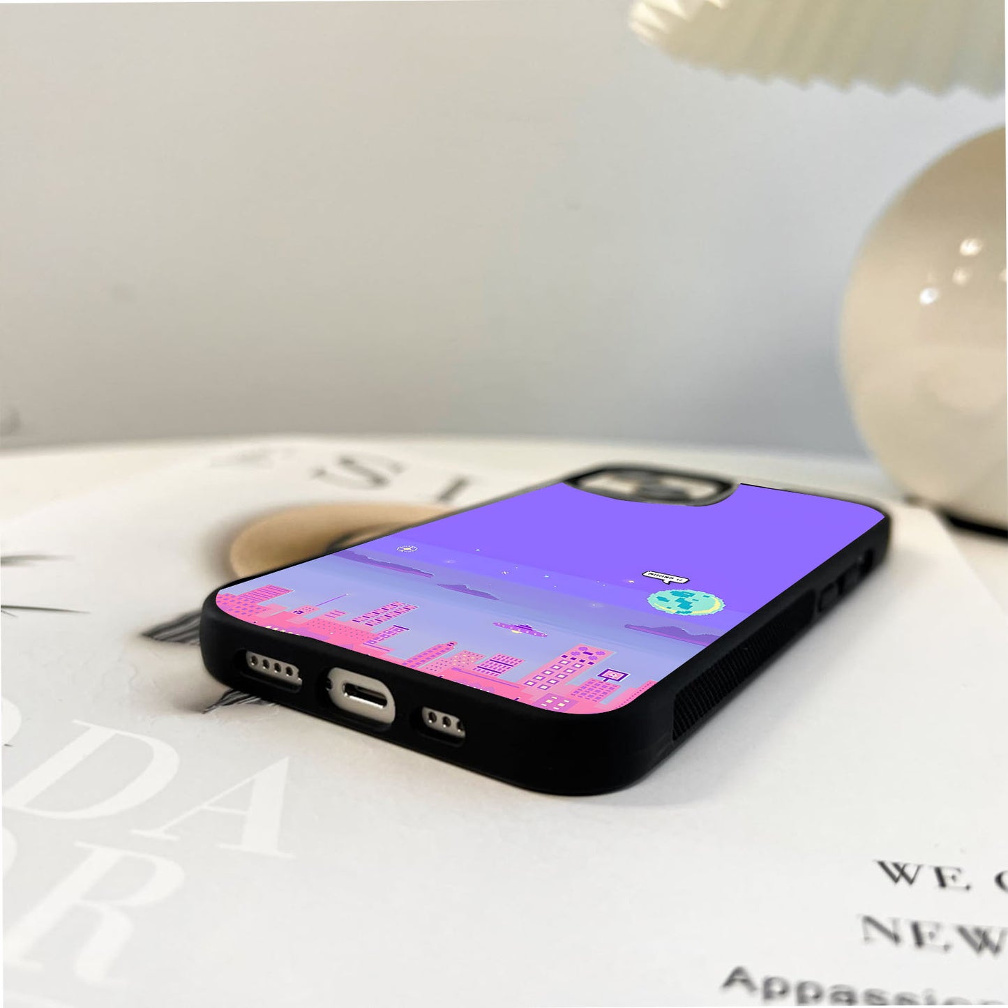 Sparkling Cloud Drift Glass Case