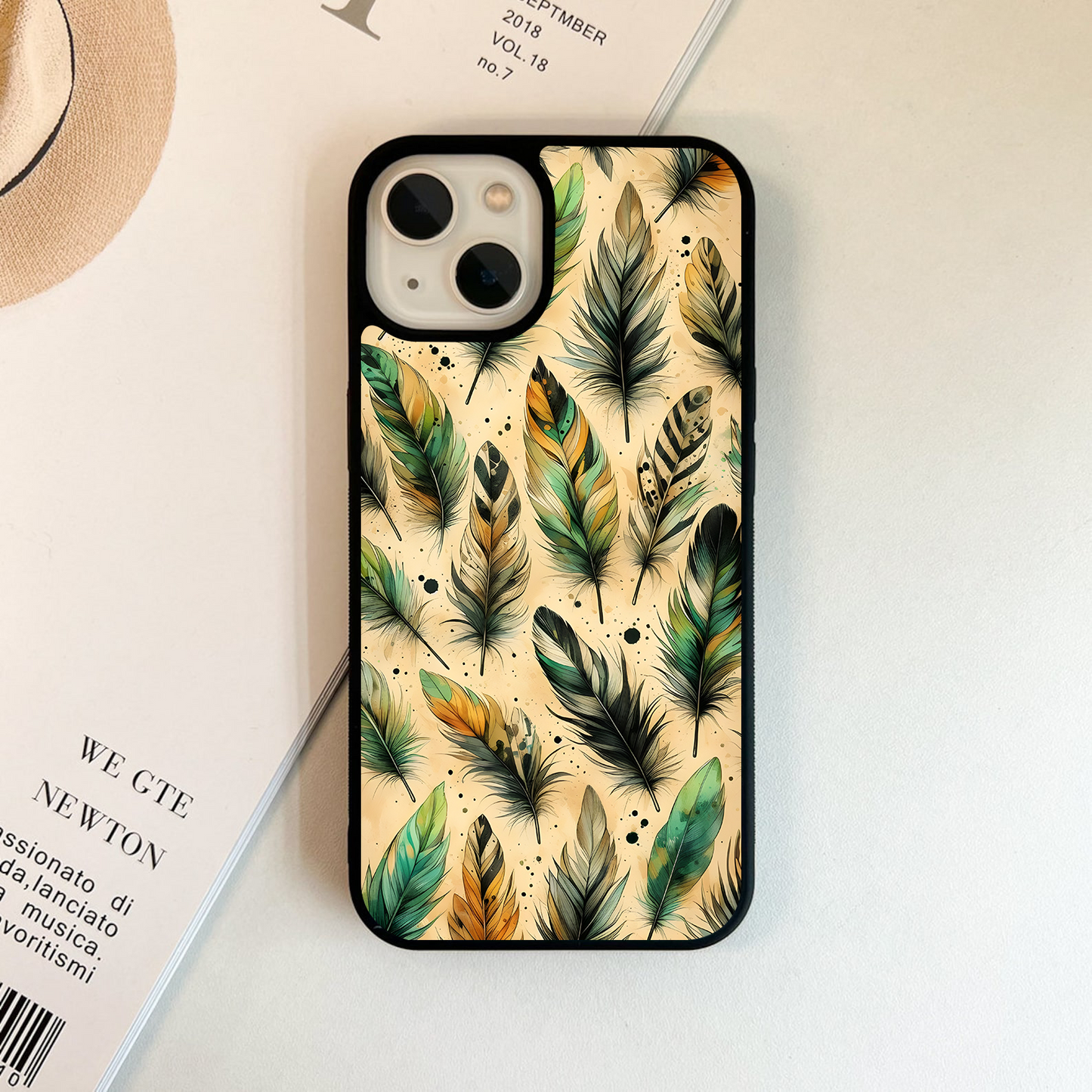 Nature’s Feathered Glass Case