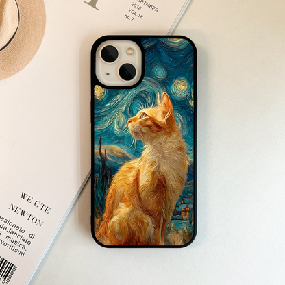 Starry Whisker Dreams Glass Case