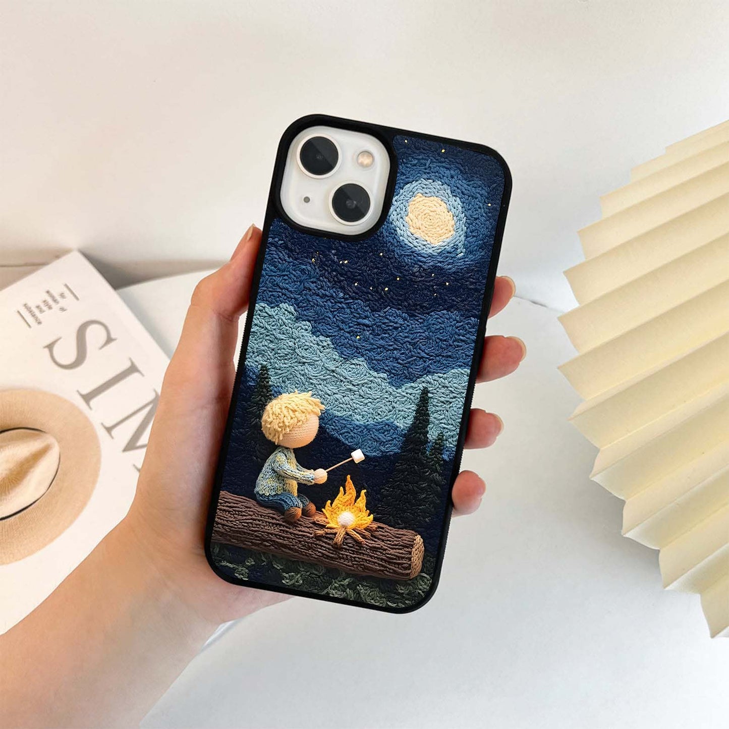 Starry Camper Glass Case