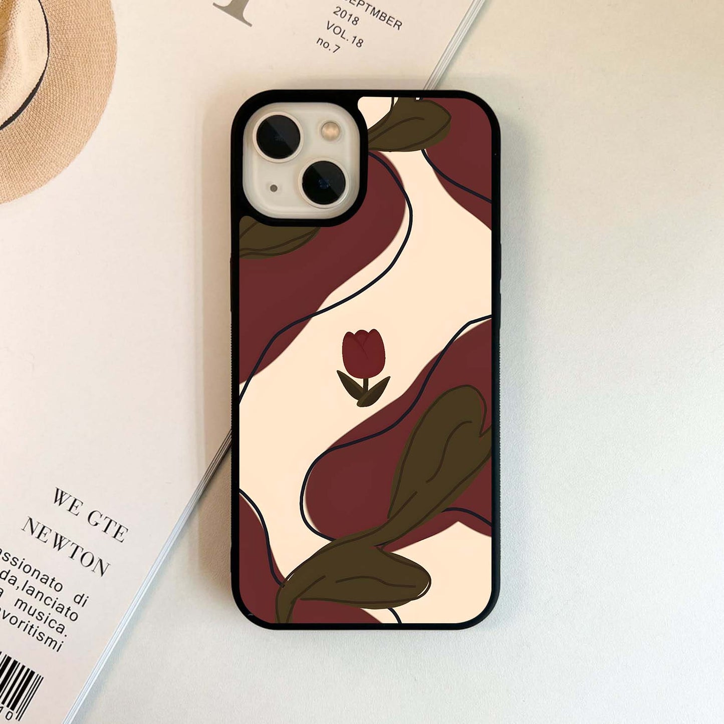 Tulip Dream Waves Glass Case