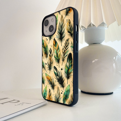 Nature’s Feathered Glass Case