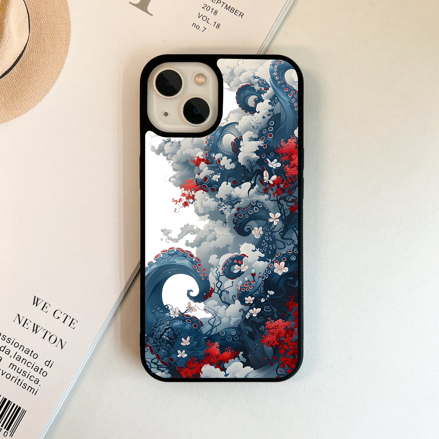 Octopus Scenery Glass Case