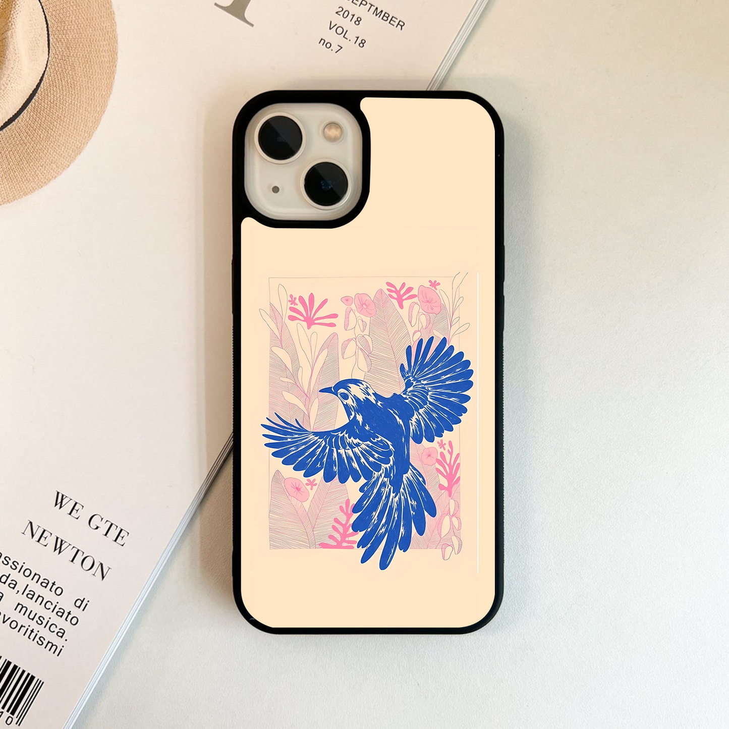 Wings of Bloom Glass Case