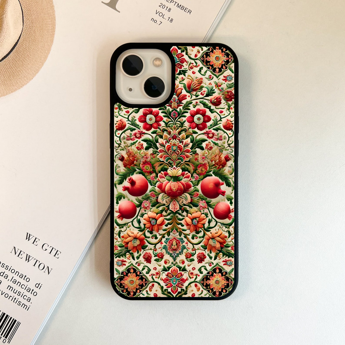 Blooming Ruby Eden Glass Case