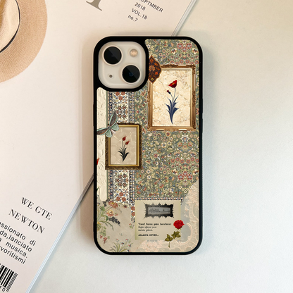 Vintage Floral Islamic Glass Case