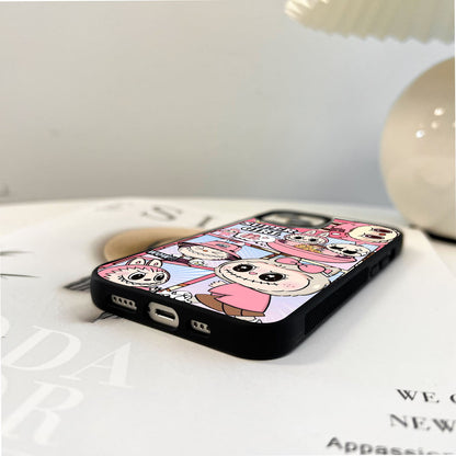 Aesthetic Labubu Glass Case